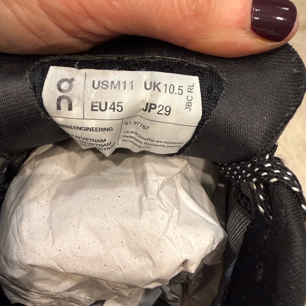 Men's Onclouds Cloudmonster sneakers in mist and blueberry - Picture 15 of 15